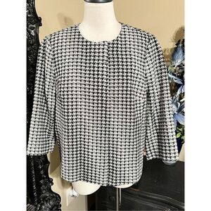 The Limited Scandal Houndstooth Blazer NWT Size Large